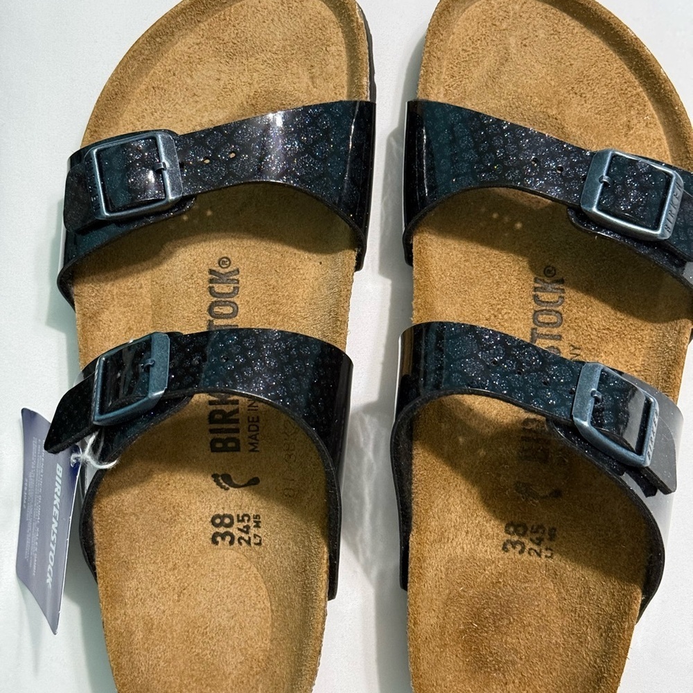 Birkenstock Black Sandals Size 38
